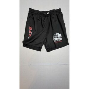 Manfinity Tokyo JDM Car Graphic Shorts Mens XXL Black Japanese Streetwear Ath